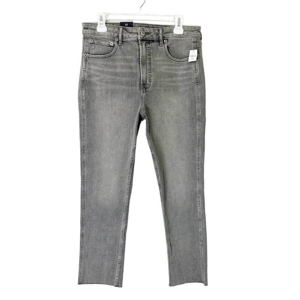 NEW‎ Gap Vintage Slim Sky High Rise Jeans Womens Size 31 Short Gray